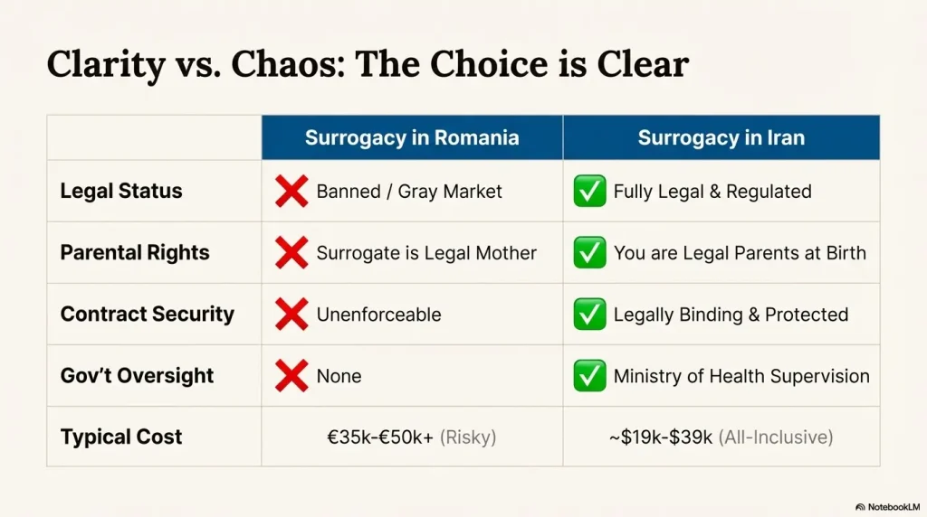 Surrogacy in Romania 5 surrogacy in romania vs surrogacy in iran