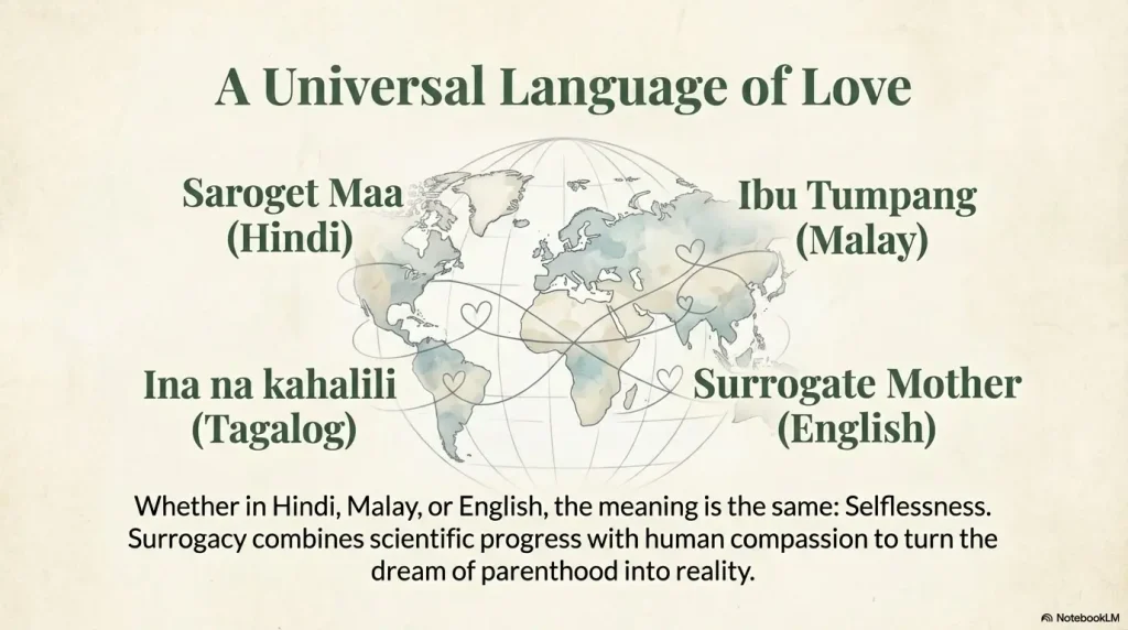 About Surrogate Mothers in Different Languages