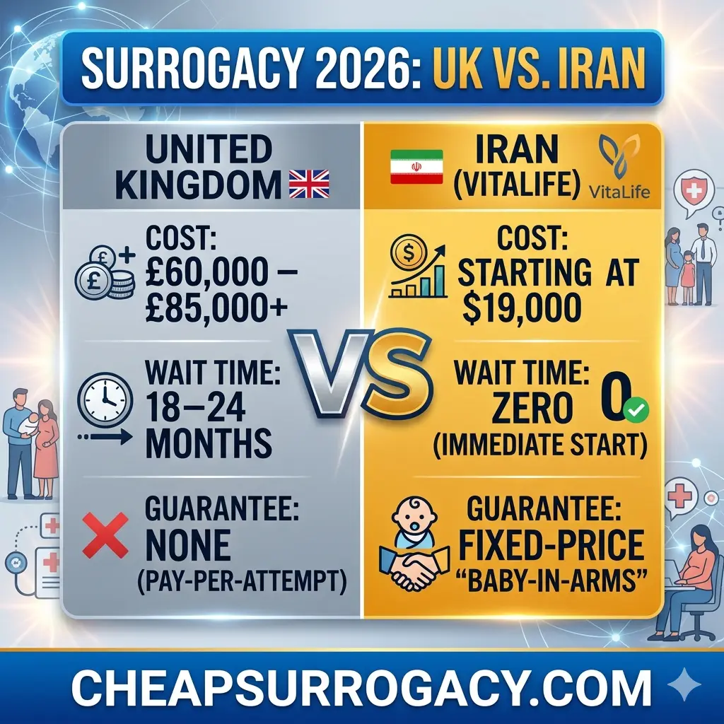 Surrogacy 2026 UK vs. Iran