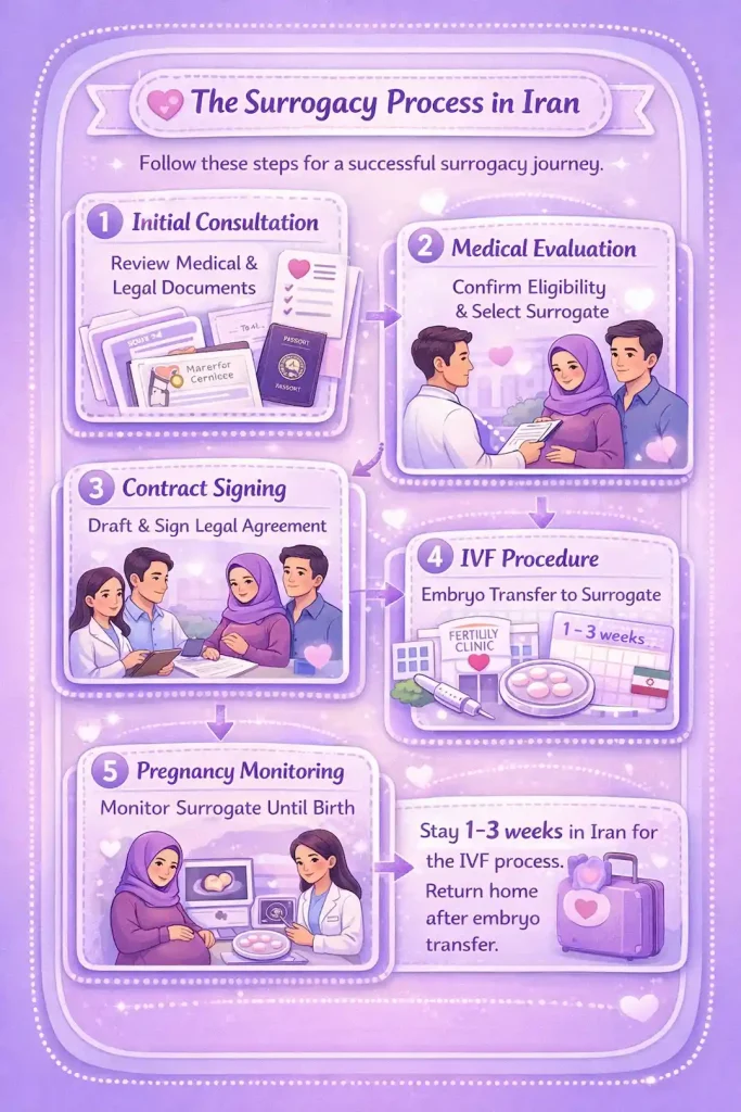What Are the Surrogacy Requirements in Iran? 2 Surrogacy Process in Iran