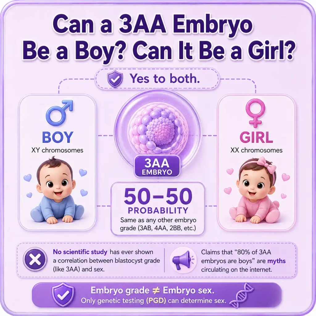 Can a 3AA Embryo Be a Boy Can It Be a Girl