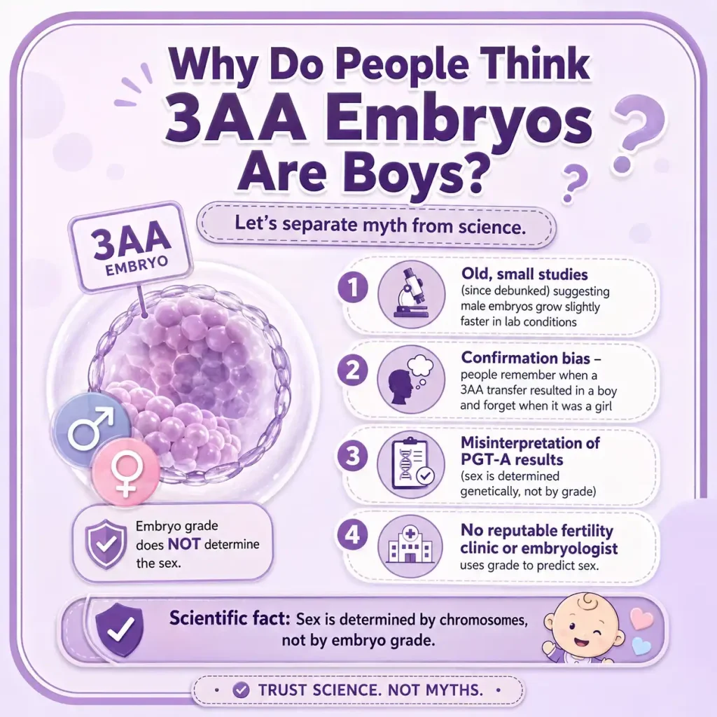 Why Do People Think 3AA Embryos Are Boys